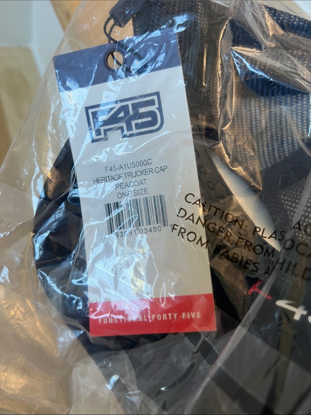 F45 Training Trucker Hat - White & Black with Red Logo - Picture 2 of 2